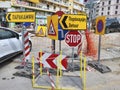 Greece, confusing Traffic