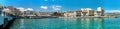 Greece Crete Agios Nikolaos lake panorama, harbour