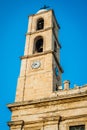 Greece Crete, Chania Xania church in the center of city on blu Royalty Free Stock Photo