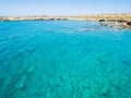 Greece, Crete: Golden Beach in Chrysi island, one of the wildness and gorgeus beach in the world. Royalty Free Stock Photo