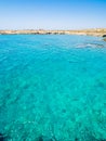 Greece, Crete: Golden Beach in Chrysi island, one of the wildness and gorgeus beach in the world. Royalty Free Stock Photo