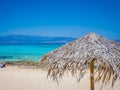 Greece, Crete: Golden Beach in Chrysi island, one of the wildness and gorgeus beach in the world. Royalty Free Stock Photo