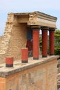 Greece Crete Knossos Palace ruins Royalty Free Stock Photo