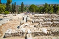 Greece, Crete. Knossos ruins, ceremonial and political centre of the tsar Minos.