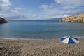 Greece, Crete, the resort of Matala. Royalty Free Stock Photo