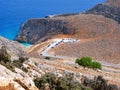 Greece, Crete, top view of Seitan Limania beach Royalty Free Stock Photo