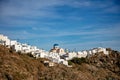 Cyclades, Greece. Serifos island, aerial view of Chora town Royalty Free Stock Photo