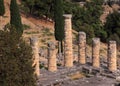 Greece Delphi Temple Of Apollo