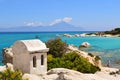 Greece. Destination, enjoyment halkidiki Kavourotripes Beach.