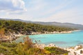 Greece. Destination, enjoyment halkidiki Kavourotripes Beach.