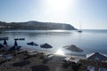 Greece, the island of Rhodes. The bay at the village of Haraki.