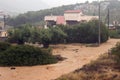 Greece. The Island Of Salamis .17 November 2017. Natural disast