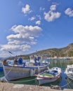 Greece, `Kaiki` traditional fishing boats