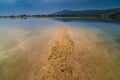 Greece lagoon beach