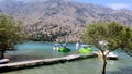 Greece lake Kournas pedal boat