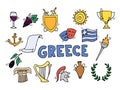 Greece Landmarks and cultural features .