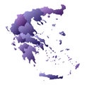 Greece map.