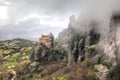 Greece. Meteora. Monastery of Saint Nicholas Anapausas Royalty Free Stock Photo