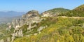 St Nicholas Monastery, Rousanou Monastery, Great Meteoron Monastery & Varlaam Monastery situated in Meteora, Greece