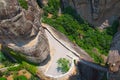 Greece, Meteora, top view