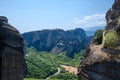 Greece, Meteors, climb to monastery of St. Varlaam