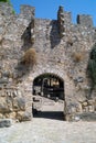 Greece Nafpaktos castle main entrance, Greece Royalty Free Stock Photo