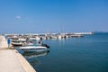 Greece, Nea Skioni, View of the marina