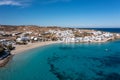 Greece, Pano Koufonisi small cyclades island, aerial drone view Royalty Free Stock Photo