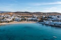 Greece, Pano Koufonisi small cyclades island, aerial drone view Royalty Free Stock Photo