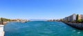 Greece, Panoramic view of Chalkida town Royalty Free Stock Photo