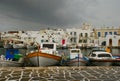 Greece, Paros Island, Noussa fishing harbor