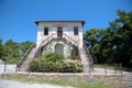 Greece, Pelion mountain, Tsagarada city, traditional building, built with stones.school