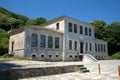 Greece, Pelion mountain, Tsagarada city, traditional building, built with stones.school