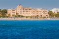 Greece, Rhodes - July 16 : Casino Rhodes view from the sea on July 16, 2014 in Rhodes, Greece