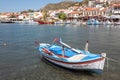 Boats in the port of Pythagoreion in Samos, Greece Royalty Free Stock Photo