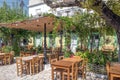 Restaurant Daphnes Place in Pythagoreion on Samos, Greece Royalty Free Stock Photo