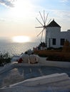 Greece Santorini panoramic Royalty Free Stock Photo