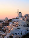 Greece Santorini windmill Royalty Free Stock Photo
