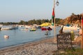 Greece, sithonia peninsula beach bar