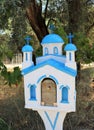 A small road church on Lefkas
