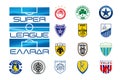 Greece Super League 2022-2023. Olympiacos F.C., PAOK FC, AEK Athens F.C., Aris Thessaloniki F.C., Panathinaikos F.C. Ukraine- Feb