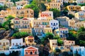 Greece, Symi island, houses in Yalos