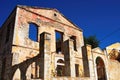 Greece, Symi island, ruins of old traditional houses