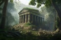 Greece temple ancient. Generate Ai