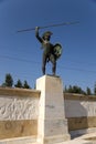 Greece. Thermopylae. A monument to Leonidas