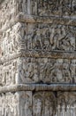 Greece, Thessaloniki. Fragment of the bas-relief of arch of Gall