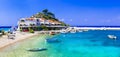 Samos island Kokkari village, Greece Royalty Free Stock Photo