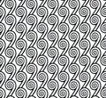 Greece vintage ethnic seamless pattern with swirls, greek key pattern