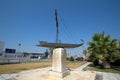 7/30/2020 Greece, Volos city, statue replica of the mythical ship Argo