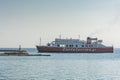 Greece, Zakynthos - 06/09/2016: Cargo-passenger sea ferry